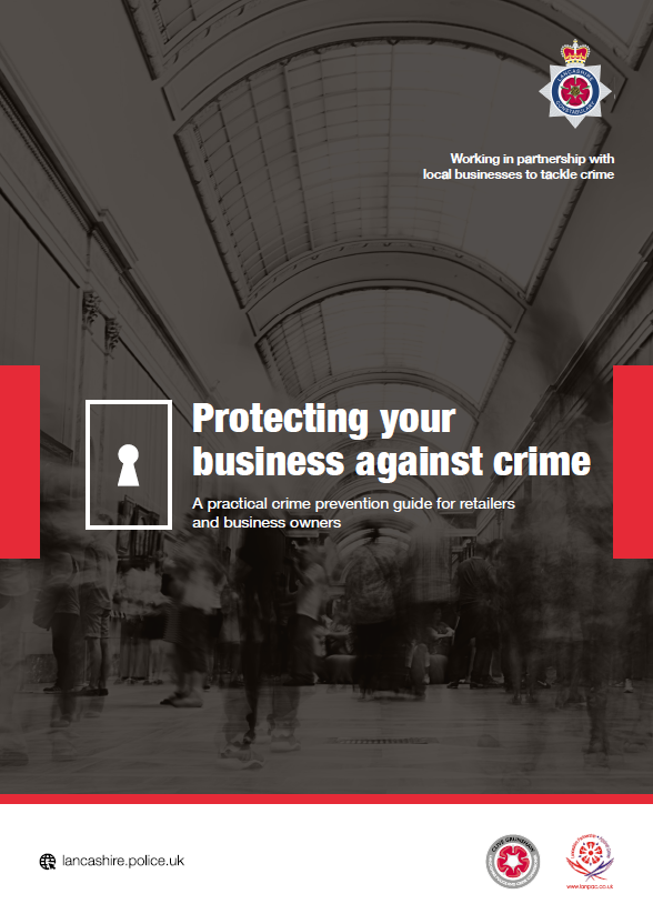 Lancashire business crime prevention guide cover