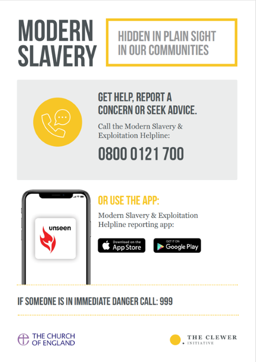 Modern Slavery Poster