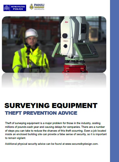 Surveying Equipment Theft Prevention Advice