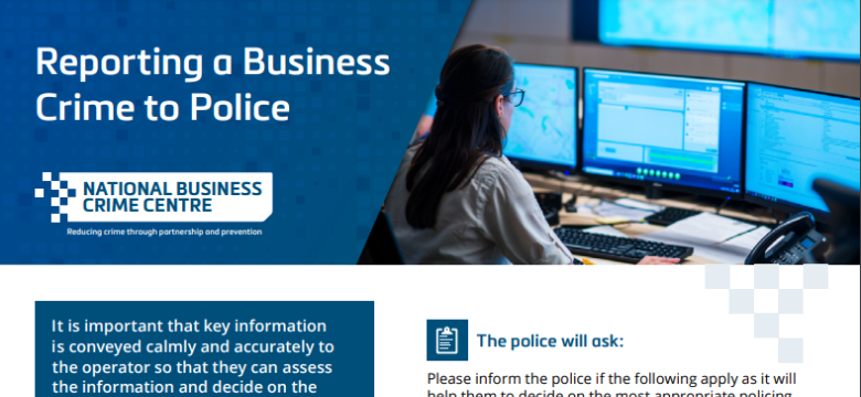 Reporting a Business Crime to Police