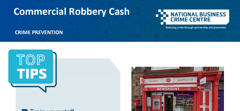 Commercial Robbery Cash