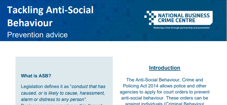 Tackling Anti-Social Behaviour